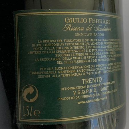 Giulio Ferrari - Riserva del Fondatore 1992 (sboccatura 2001)