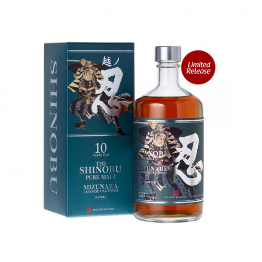 The Shinobu - Pure Malt 10 Years Old Whisky MIZUNARA Japanese
