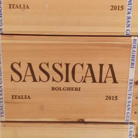 Tenuta San Guido - Sassicaia 2015 cassa in legno 6 bottiglie