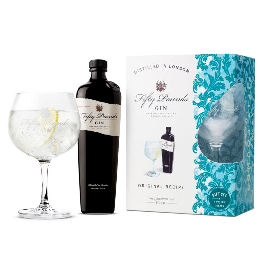 Fifty Pounds - Gin con bicchiere