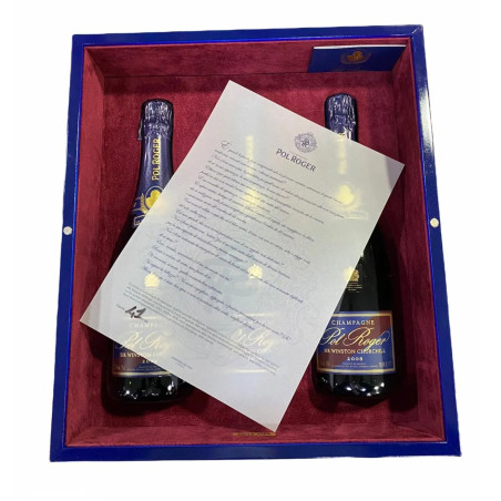 Pol Roger - Box 3 Champagne Sir Winston Churcill 2002 - 2006 -