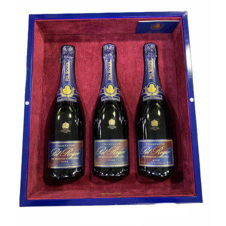 Pol Roger - Box 3 Champagne Sir Winston Churcill 2002 - 2006 -