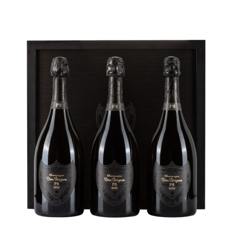 Dom Perignon - P2 Trilogy Vertical Set 2000 1999 1998