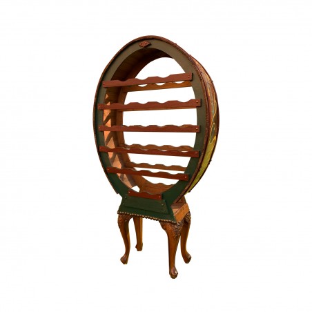 Bottigliera decorata a mano